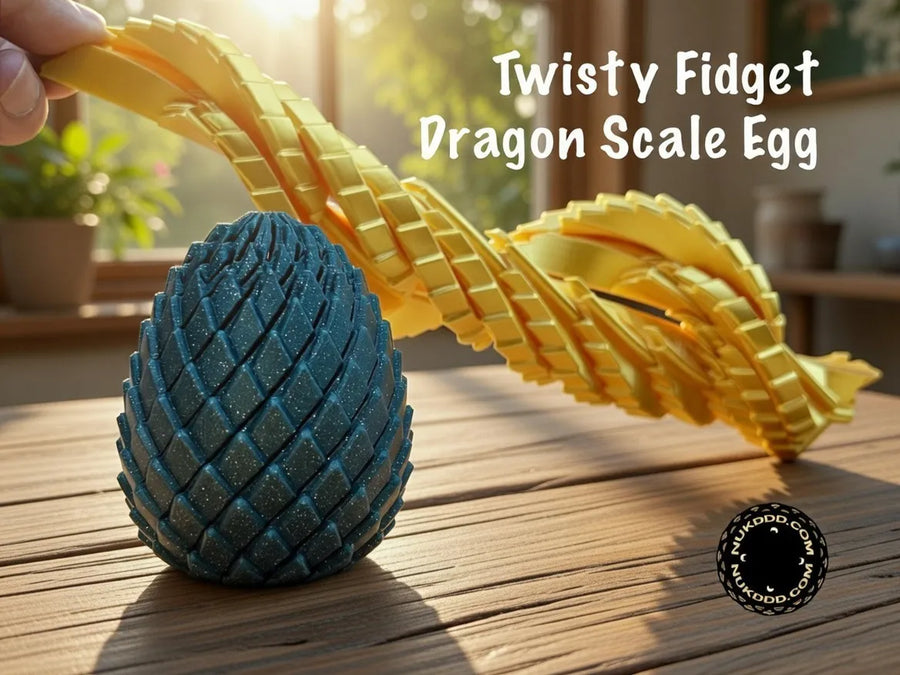 Twisty Fidget Dragon Egg